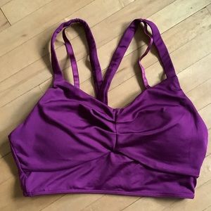 NWOT Velvet Rose Double Strap V-Back Bra Top